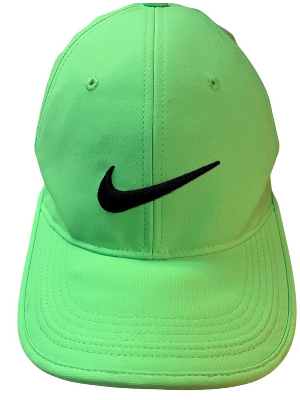 Nike Golf Hat RN 56323 Baseball Cap Adjustable Neon Lime Green Swoosh